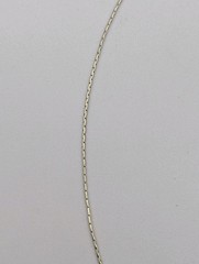 PZ Israel Vtg Gold Plated Sterling Nuggets Long Oval Box Chain 925 Necklace