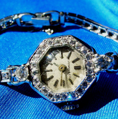 ORIGINAL TIFFANY & Co Antique Art Deco DIAMOND PLATINUM Cocktail WATCH Antique