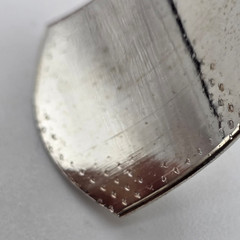 Vtg.Engraved Silver Tone Cuff Bracelet 6 in Floral Scroll Victorian Revival