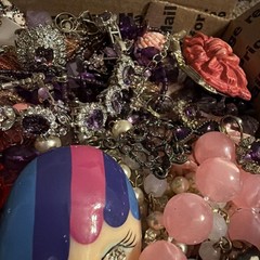 Vintage to Now Jewelry Lot, All Wearable Untested. No Broken. Box C3