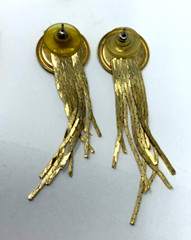 RETRO FASHION BLACK ONYX/ACRYLIC NECLACE AND EAR RINGS (GERMANY)