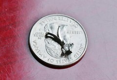 14k white gold pendant 0.20ct FVVS natural diamond solitaire charm handmade 0.7g
