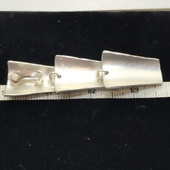 Vintage Temptation Fashion Jewlery Silver Tone Statement Clip-on Earrings