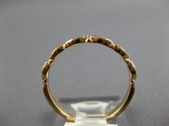 .09CT DIAMOND 14KT YELLOW GOLD 3D 2MM MARQUISE SHAPE FILIGREE ANNIVERSARY RING