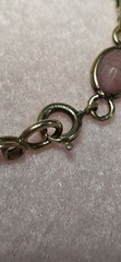 VTG 1/20 14K GOLD FILLED MULTI GEMSTONES CARVED BRACELET 7.5″ L