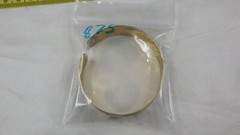 Rare Vintage Silver 875 Niello Bracelet Leaves Swirling Golden Patina Russia