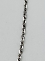 DaneCraft Tarnish Free 925 Sterling Silver 5.5 Gram Oval Link Necklace 18”