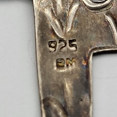 Beautiful Sterling Silver Earrings Southwest Artisan Signed Owl Cactus