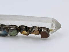 Vintage Pendant Lot 8pc Abalone Chakra Quartz Mother of Pearl Shell Alpaca