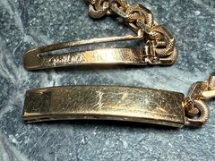 Vintage SPEIDEL Gold Tone ID Bracelet – Not Engraved