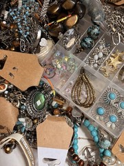 Bulk Mixed Jewelry Lot – Wearable, Craft, Resell, Junk – Vintage to Modern