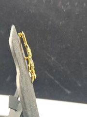 Tona Weekend Gardener Brooch Gold Tone W/Flowers & 3 Charms 2.5 Inches X 2 Inch