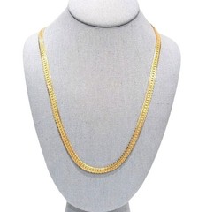 Vintage Napier Gold Tone Herringbone Necklace 24″ SEE DESCRIPTION Free Ship!
