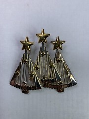 Lot of 5 Vintage to now brooch Pin Lot Christmas Holiday F23