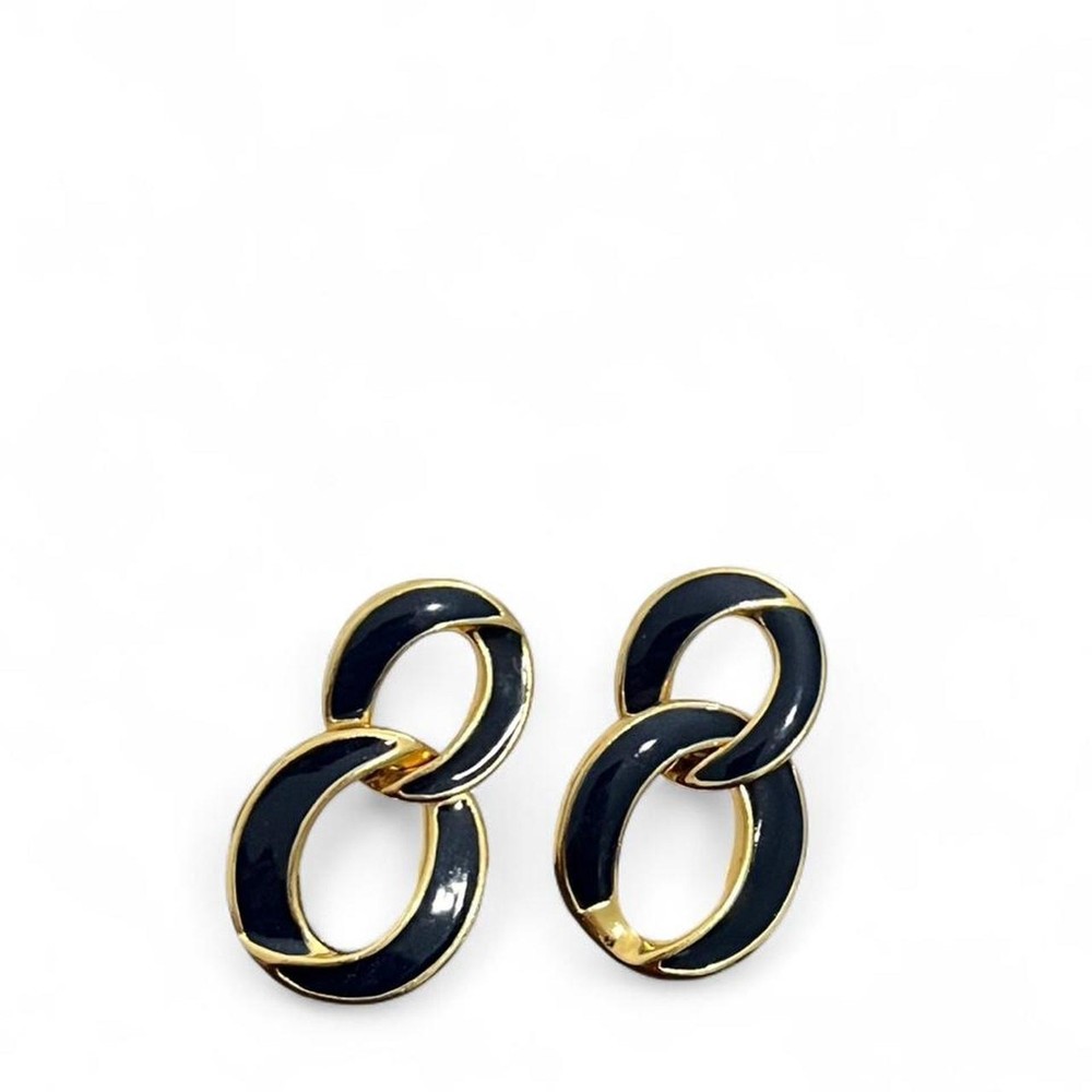 Navy blue and gold chain