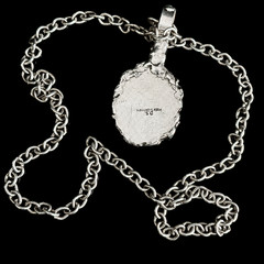 Dansk Smykkekunst Denmark Silver Plate Amethyst Brutalist Statement Necklace 94g