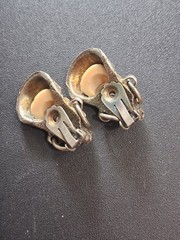Vintage Selro Selini Asian Princess Face Earrings
