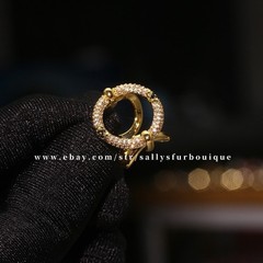 Sally’s Quality 100% Copper Scarf Ring Mini Buckles Brooch For Ribbon & Scarf
