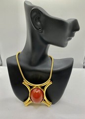 Vintage JULIANA D&E 1960’s Modernist Pendant Necklace Book Piece