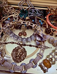 Vintage Estate Costume Jewelry Lot! AVON, MONET and more!