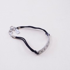 6.5”, vtg Ian Gibson J&I Sterling 925 silver bracelet, with bar engraved “dream
