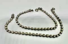 Vikki Carr Pair Of Bracelets Rhinestone Silver Certificate Of Authenticity
