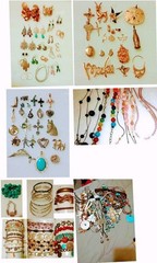 LARGE LOT VINTAGE & MODERN Jewelry Signed/Unsigned Mixed OVER 5 LBS
