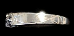 18k White Gold Diamond Ring Size 6.5 w/appraisal paperwork No Box Please Read