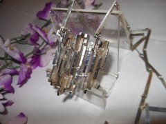 VTG REY URBAN Aage FAUSING DENMARK MODERN NECKLACE 925 STERLING SILVER 99g