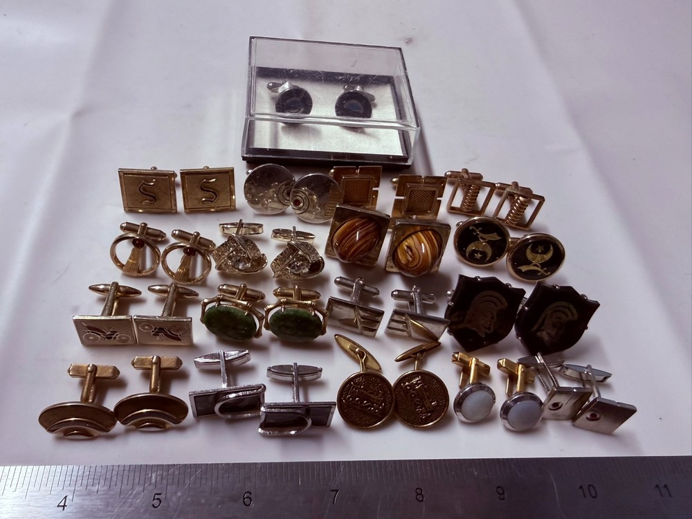 Collection Lot Amazing Variety Vintage and Modern Cufflinks #Decoration – V3