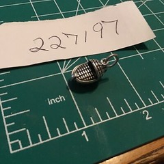 Vintage NUVO Sterling Silver Movable MOSES inside a BASKET Charm