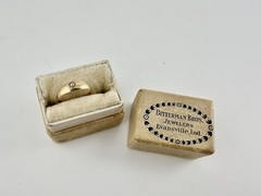 Antique Victorian 10k Gold Baby Starburst Ring Pendant Charm Seed Pearl Read