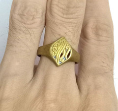 Vintage Ancient Bronze Antique Ring Rare Style Roman Old bronze Ring Extremely