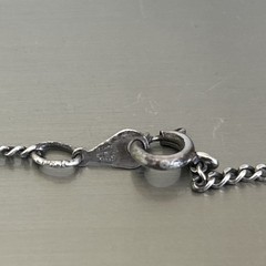 Vintage Hecho En Mexico Sterling Silver Chain Necklace 20 1/2” 3.8G
