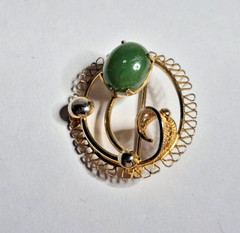 Lot of 4 Vtg Brooches WINARD SORRENTO EMMONS RUSSIAN LOLLIPOP