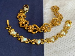 Vtg Costume Jewelry Lot Dauplaise CRL Avon Necklaces Bracelets Anklet Charms