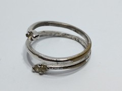 ✨VINTAGE✨ Coiled Snake Ring Adjustable Cz Stones – Woman’s Ring Fashion Jewelry