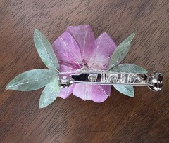 Vintage Authentic Portuguese FISH SCALE FLOWER Brooch Pin Santo Amaro Pico EUC