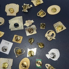 Hat Pin Lot Over 50 Assorted Some Signed Little To No Wear Except One