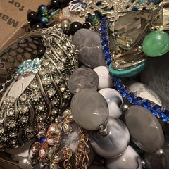 Vintage to Now Jewelry Lot, All Wearable Untested. No Junk. Box D9