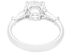 Vintage 1.94 ct Diamond and 18 ct White Gold Solitaire Ring