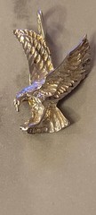 Vintage Sterling Silver Eagle Charm Stamped ~ For Bracelet Or Necklace