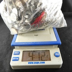 Vintage To Now ALL SILVER TONE Craft/Junk Jewelry Lot 4.12 Redesign DIY Create