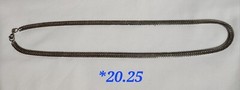 925 Sterling Silver Herringbone Chain Necklace Vintage 20.25″ 24.87g 5.2mm