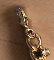 Estate Sale – Beautiful Gold Tone Combined Chain Bracelet CZ Stones Vintage