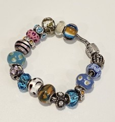 Persona sliding charm bracelet some sterling