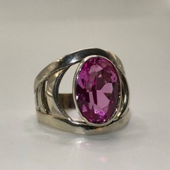 Vintage Soviet Silver Ring Size 9 Women’s Jewelry