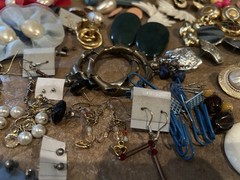 60 Pairs Vintage Earring Lot 1980s 1990s Pierced