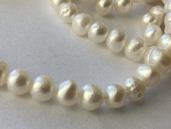 Opera Length (100″ Long) Natural Pearl Necklace Approx. 450+ Pearls, Average 4MM
