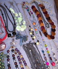 Great Lot 49 Vintage to Modern Fashion Necklaces Many Many Designs